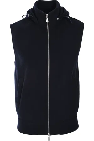 ELEVENTY Full-zip hooded gilet