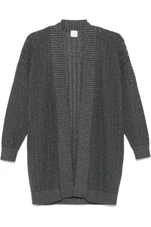 ELEVENTY Metallic-threading cardigan
