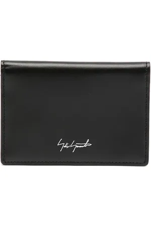YOHJI YAMAMOTO Logo-print bi-fold leather wallet