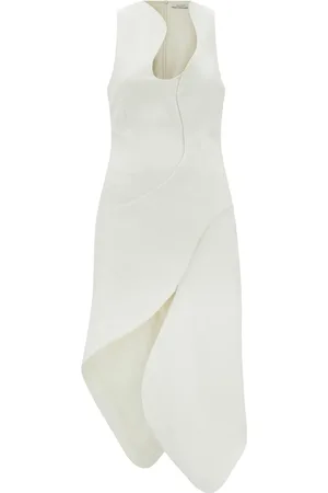 Salvatore Ferragamo Asymmetric midi dress