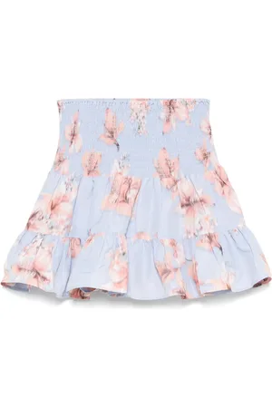 Maje Floral-print mini skirt