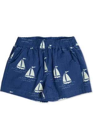 Mini Rodini Boat-print shorts