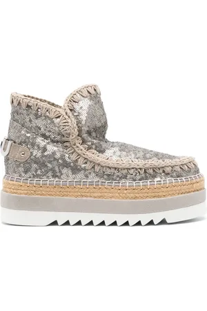 Mou Sequin ankle boots