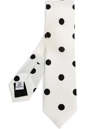Moschino Polka-dot silk tie