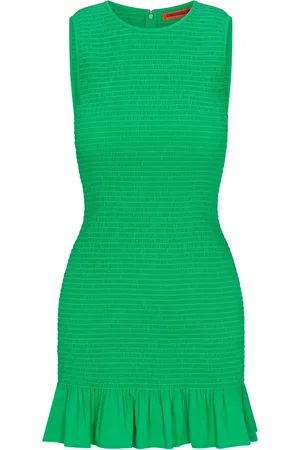 SIMON MILLER Belle smocked mini dress
