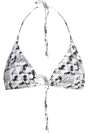 Tory Burch Animal-print triangle bikini