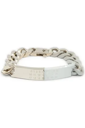 Maison Margiela Minimal Logo ID Tag curb bracelet