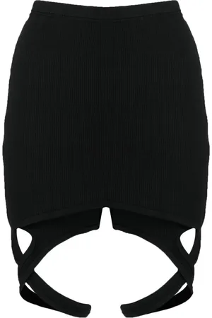 DION LEE Double Lock mini skirt