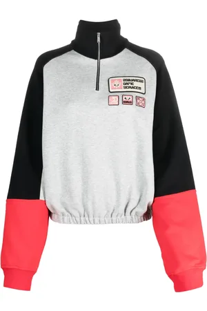 Dsquared2 Logo-patch panelled jumper