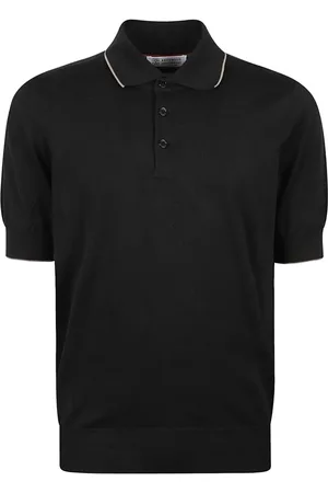 Brunello Cucinelli Fine-knit polo shirt