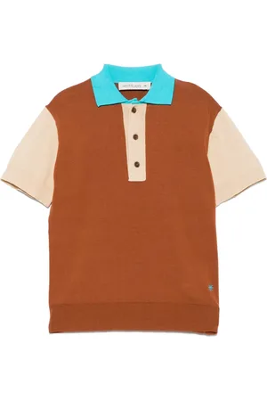 Manuel Ritz Colourblock polo shirt