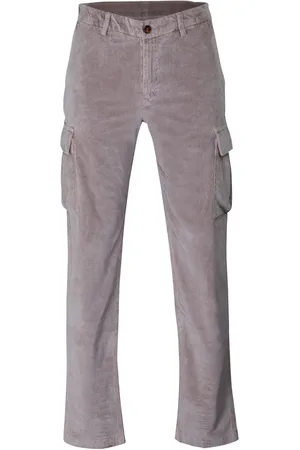 MOORER Corduroy cargo trousers