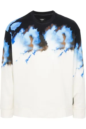 Fendi Logo-patch cotton sweatshirt