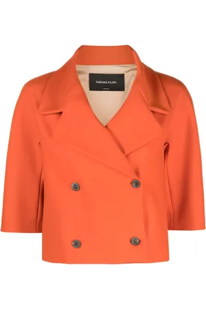 Fabiana Filippi Cropped double-breasted jacket