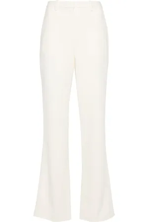 THEORY Straight-leg crepe trousers