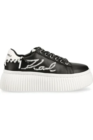 Karl Lagerfeld Logo-stitched sneakers