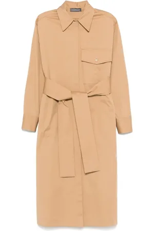 LORENA ANTONIAZZI Belted midi dress