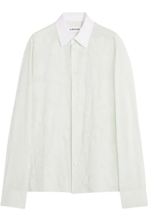 Lanvin Floral-patch shirt