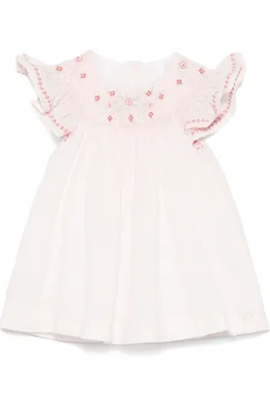 Tartine Et Chocolat Floral-embroidery dress