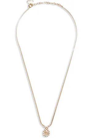 Dior 1990s CD-pendant necklace