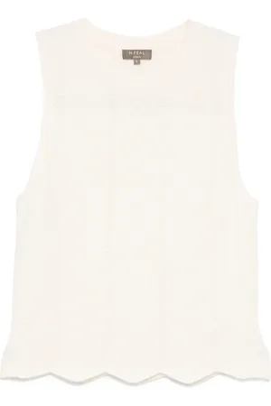 N.PEAL Chevron stitch tank