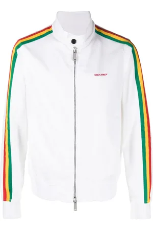 Dsquared2 Stripe-trim bomber jacket