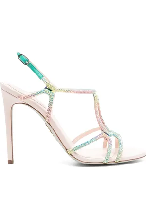 RENE CAOVILLA 100mm Peach-burano sandals