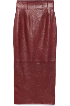 Khaite Loxley midi skirt