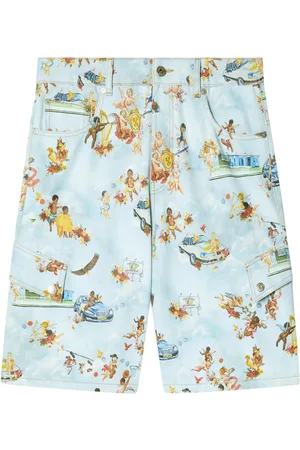 OFF-WHITE Fresco-print shorts