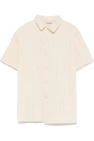 Manuel Ritz Textured polo shirt