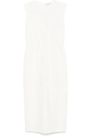 Harris Wharf London Crinkled midi dress