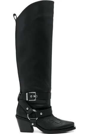 Ganni Embroidered boots