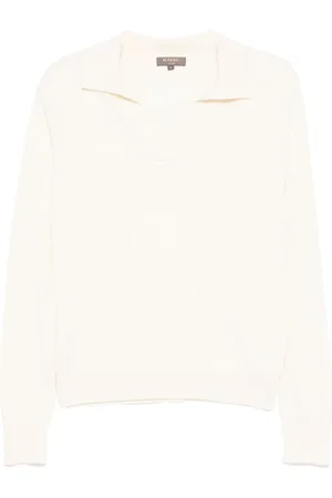 N.PEAL V-neck polo shirt