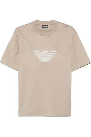 Emporio Armani Logo-embroidered T-shirt