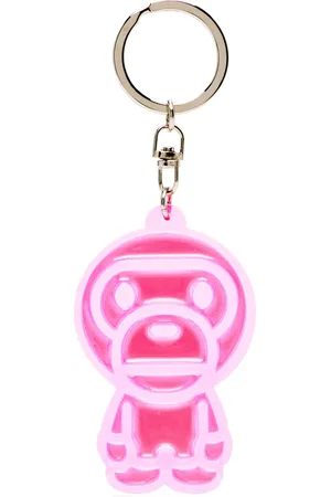 A Bathing Ape Logo print keyring