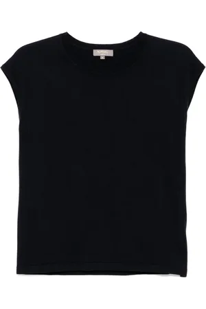 N.PEAL Cap sleeves top