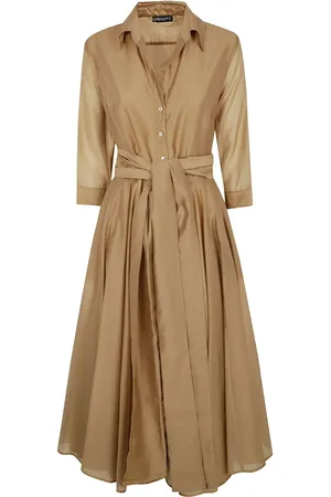 DRHOPE Belted midi dress