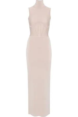 Nensi Dojaka Corset knitted maxi dress