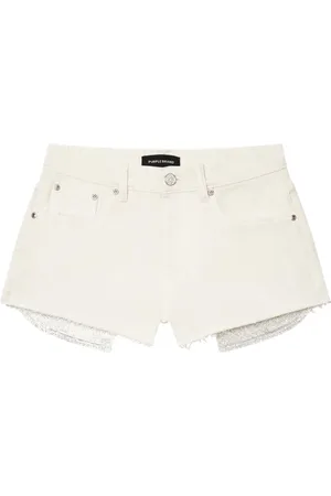 Purple Brand Rhinestone denim shorts