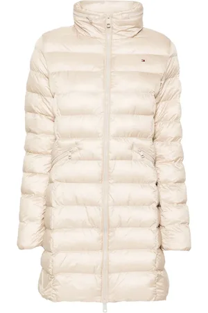 Tommy Hilfiger Funnel-neck zip-up puffer coat