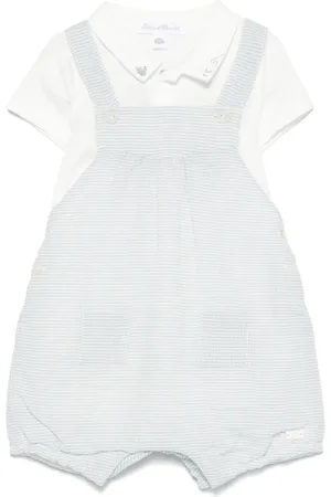 Tartine Et Chocolat Striped dungarees set