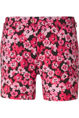 Tom Ford Floral-print swim shorts