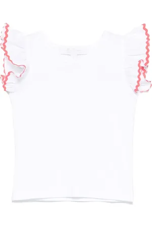 Mariella Ferrari Scallop-detail top