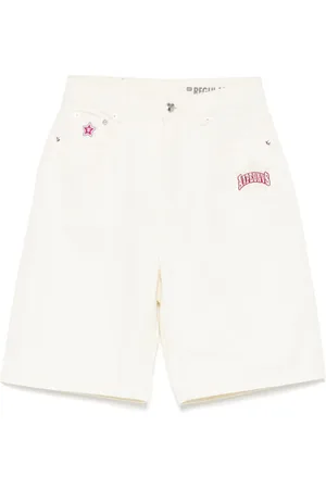 A Bathing Ape Logo-embroidered shorts