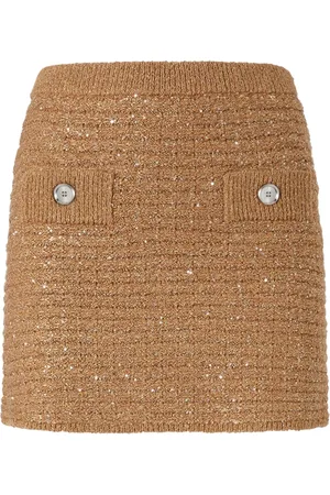 Pinko Sequin-embellished mini skirt
