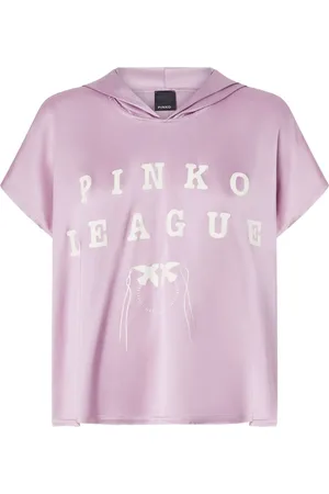 Pinko Logo-print hooded blouse