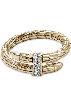 John Hardy 14kt Spear diamond ring