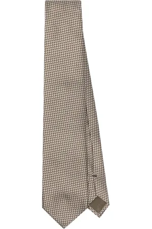 Tom Ford Geometric-jacquard tie