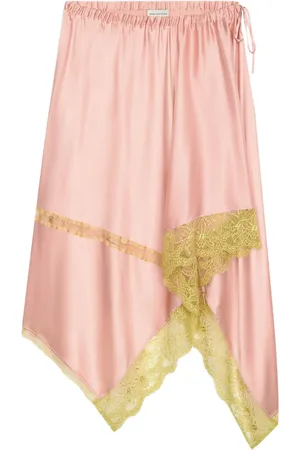 DRIES VAN NOTEN Asymmetrical midi skirt