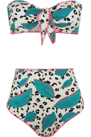 Brigitte Graphic-print bikini set